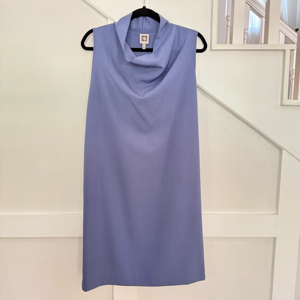 Anne Klein Lavender Midi Cowl Neck Dress size S